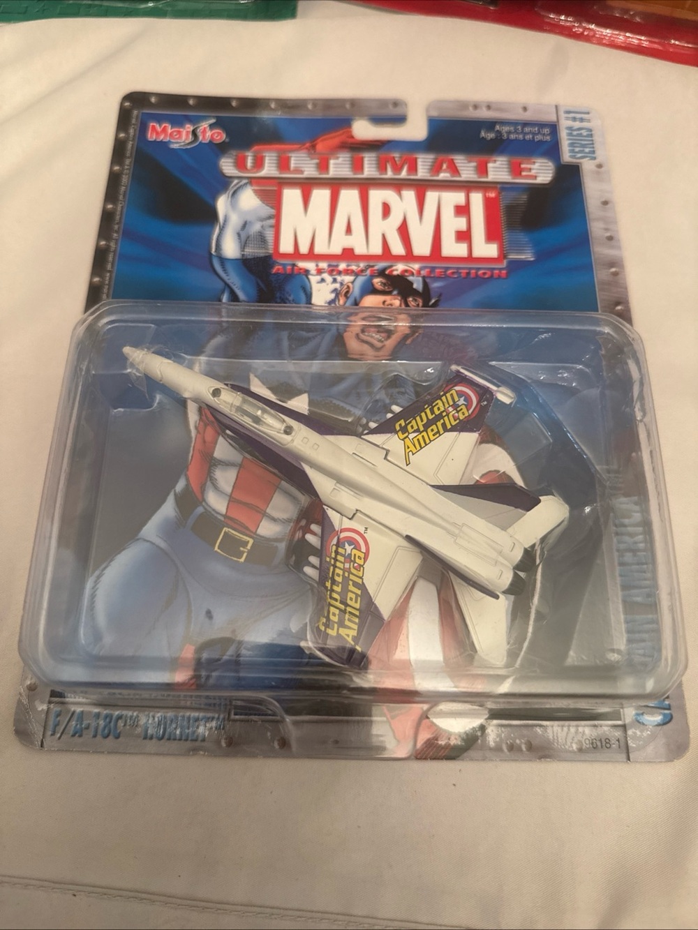 Marvel Captain America Collectible Jet - White with Red & Blue Accents